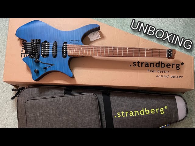 STRANDBERG BODEN STANDARD 6 TREMOLO (Blue) - Unboxing & First