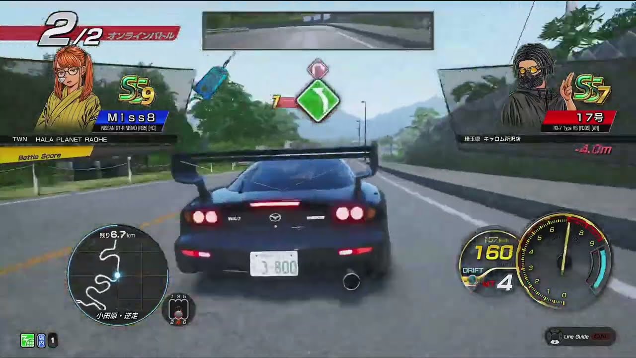 頭文字D THE ARCADE season2.12｜全国対戦 プレイ規約の違反者？Part 8 Ｔω・）っり 燦希ＡＳＲ and more