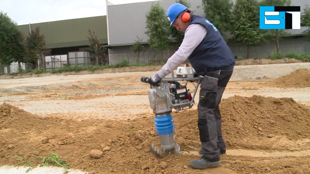 Compaction rammer BTR76H YouTube