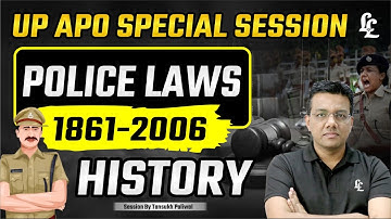 UP APO SPECIAL SESSION | Police Laws 1861-2006  | Tansukh Paliwal | Linking Laws