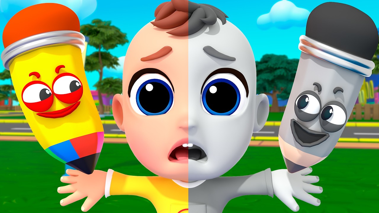 Baby Lost Color | Magic Pencil! | Tinytots Nursery Rhymes & Kids Songs