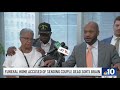 Attorney Chris Stewart speaks on behalf of a Philadelphia family