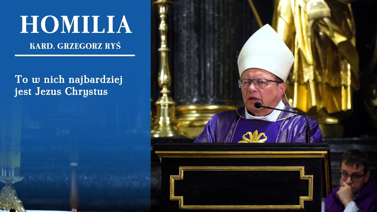 Kard. Grzegorz Ryś o Osobach Skrzywdzonych: To w nich najbardziej jest Jezus Chrystus