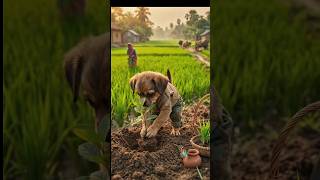 "Hardworking Dog's Success Story 🐶🌾 | Never Give Up"#emotionalstory #dogstory #ai_video #shorts