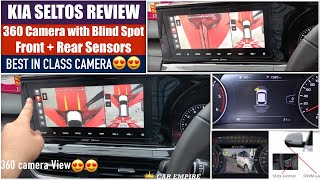 Kia Seltos 360 Degree Camera Working Explained | Seltos 360 degree camera view | Seltos 1.4 GT Top