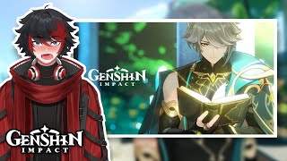 LIVE REACTION Alhaitham Teaser Questions and Silence | Genshin Impact