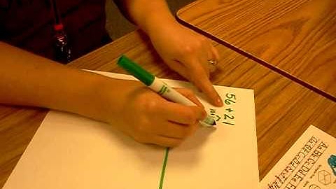 double digit addition with an open number line