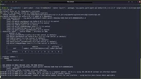 Spark Structured Streaming Example (Kafka, Spark, Cassandra)