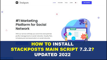 How to Install Stackposts Main Script 7.2.2? UPDATED 2022