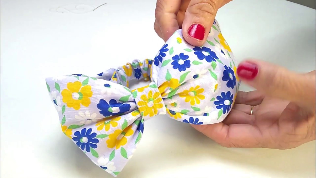 Turbante fofinho - PASSO A PASSO