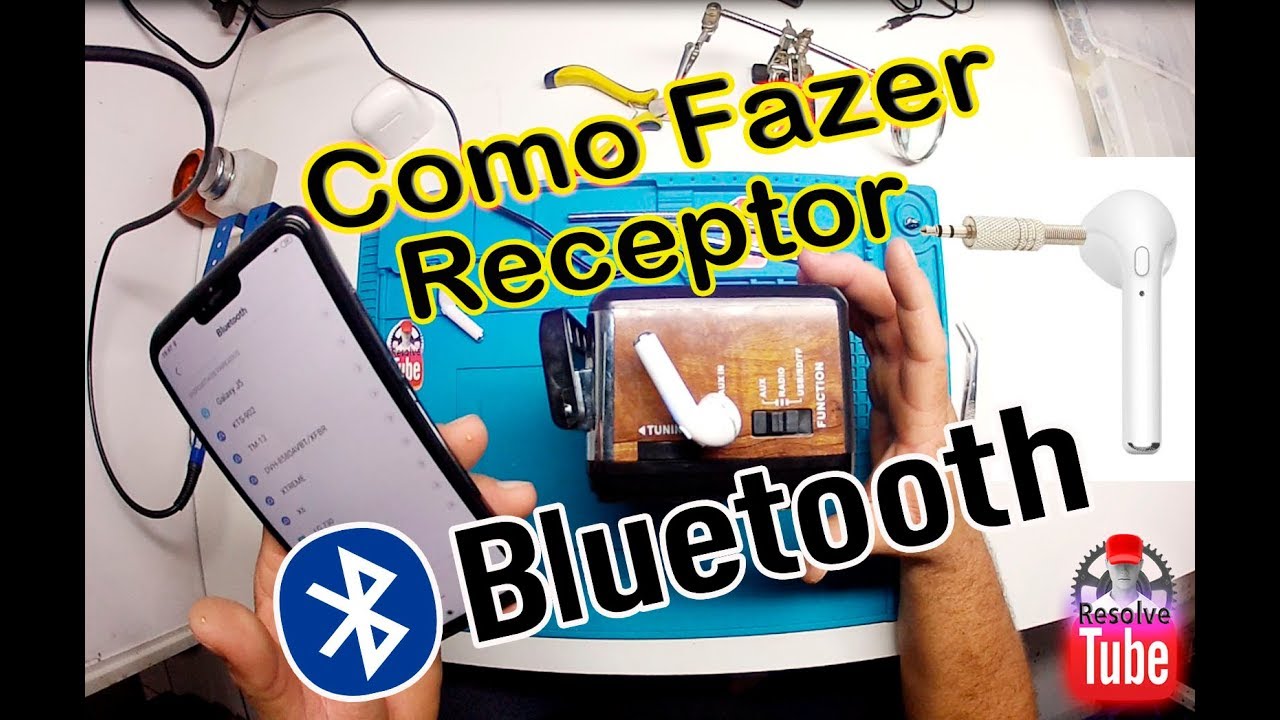 Como Fazer Receptor Bluetooth Usando Fone Velho YouTube
