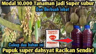 Modal 10.000 saja !! Anda tidak perlu beli pupuk ! Cukup dua bahan buat pupuk sendiri di rumah