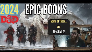 D&D 2024 - EPIC BOONS Ranked WORST to Best!