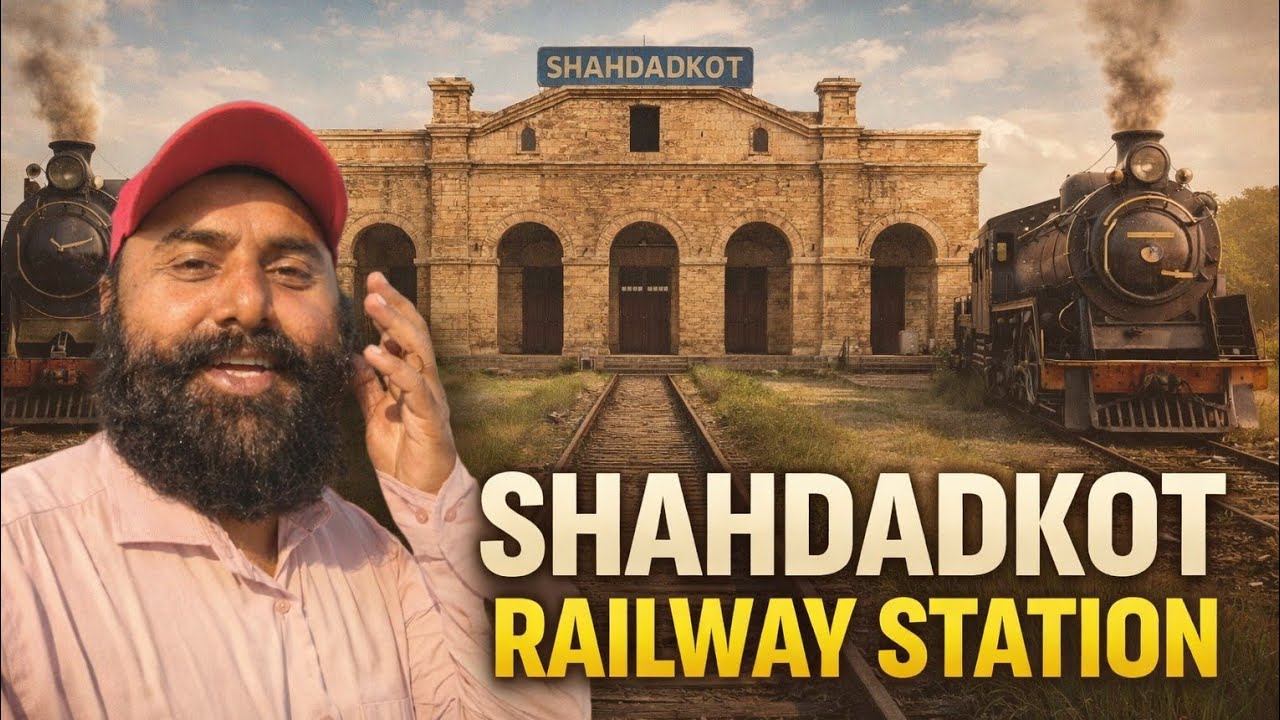Shahdadkot city vlog shahi bazar Railway station old textile mill sabzi mandi old donkey carts 