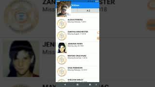 Mobile Patrol app's list of missing children in Florida (most entries 2016-2019)