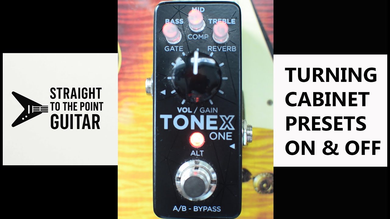ToneX One | Turning Cabinet Presets On & Off - YouTube