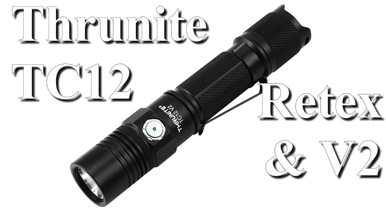 ThruNite TC12 Rechargeable 1000 lumen 18650 flashlight,Cree XP-L LED