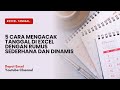 3 Cara Mengacak Tanggal di Excel dengan Rumus Sederhana dan Dinamis