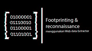 Footprinting & reconnaissance - web data extractor