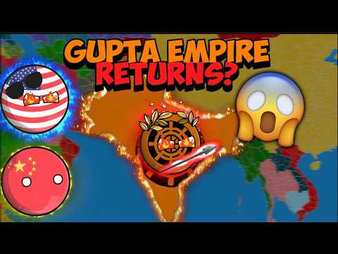 [WHAT IF GUPTA EMPIRE RETURNS?] 💀🔥 || [PART-1] || #countryballs #geography