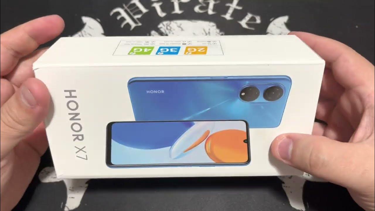 Unboxing do Smartphone HONOR X7 CMA-LX3 | Android11 | 4gb RAM + 128g