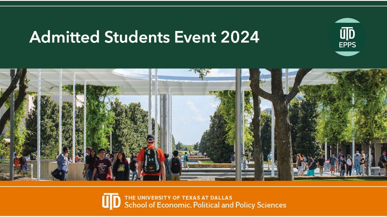 2024 EPPS Admitted Students Town Hall Event YouTube
