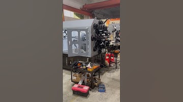 4mm Camless wire rotary with Spinner spring forming machine