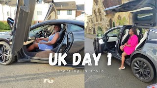 From Dreams to Reality: UK Day 1 - 1st Accommodation,  1st Tesla, 1st McLaren and 1st Ford GT40