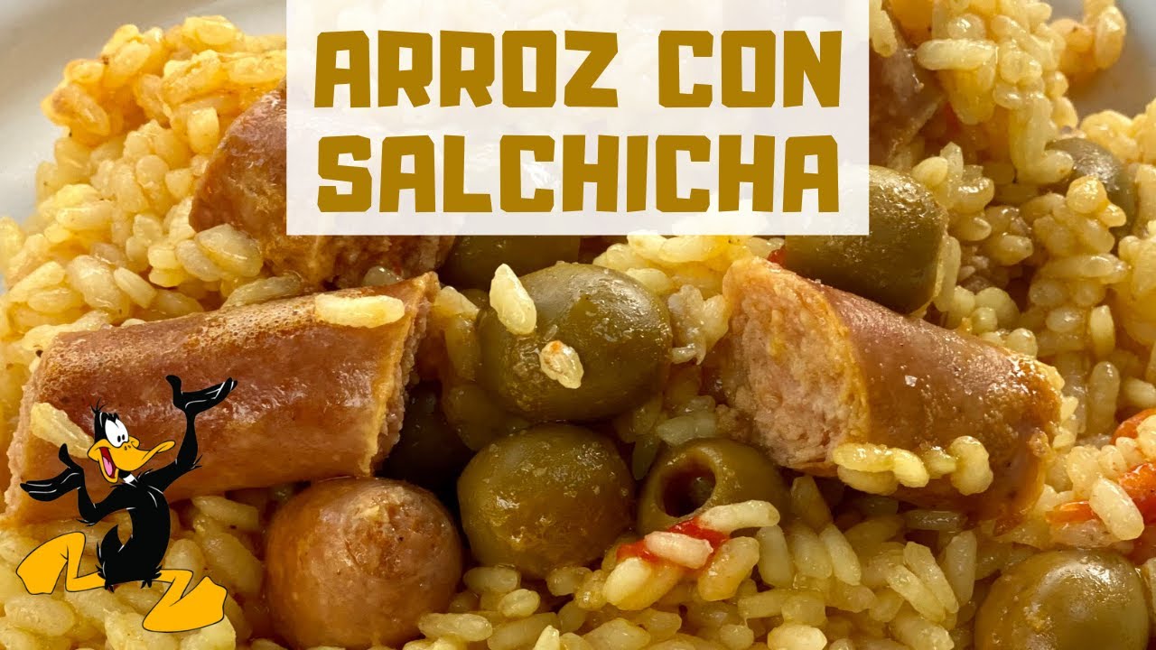 Arroz con Salchichas Frescas y Verduras 🥘 ¡RECETA CON ARROZ!