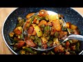 Delicious fried okra recipe no slime  masala bhindi aloo fry vegan