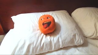 The Stupid Orange In Hotel Pillow Fight