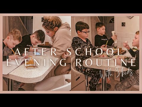 AFTER SCHOOL EVENING ROUTINE - SINGLE MUM OF 3