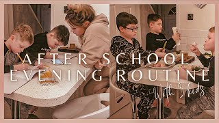 AFTER SCHOOL EVENING ROUTINE  SINGLE MUM OF 3