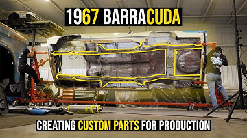 67 Barracuda - Sandblasting Prep / Fuel Pump Access Door / 3D Design & Parts Update