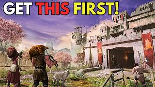 10 MOST IMPORTANT items at the start of Going Medieval 1.0
