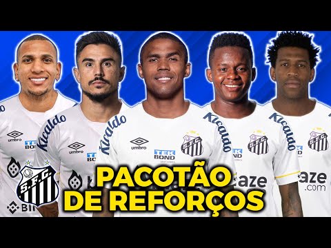 O SUPER PACOTÃO DE REFORÇOS DO SANTOS PARA 2024 ( DOUGLAS COSTA, GIL, GIULIANO, OTERO, CAZARES )