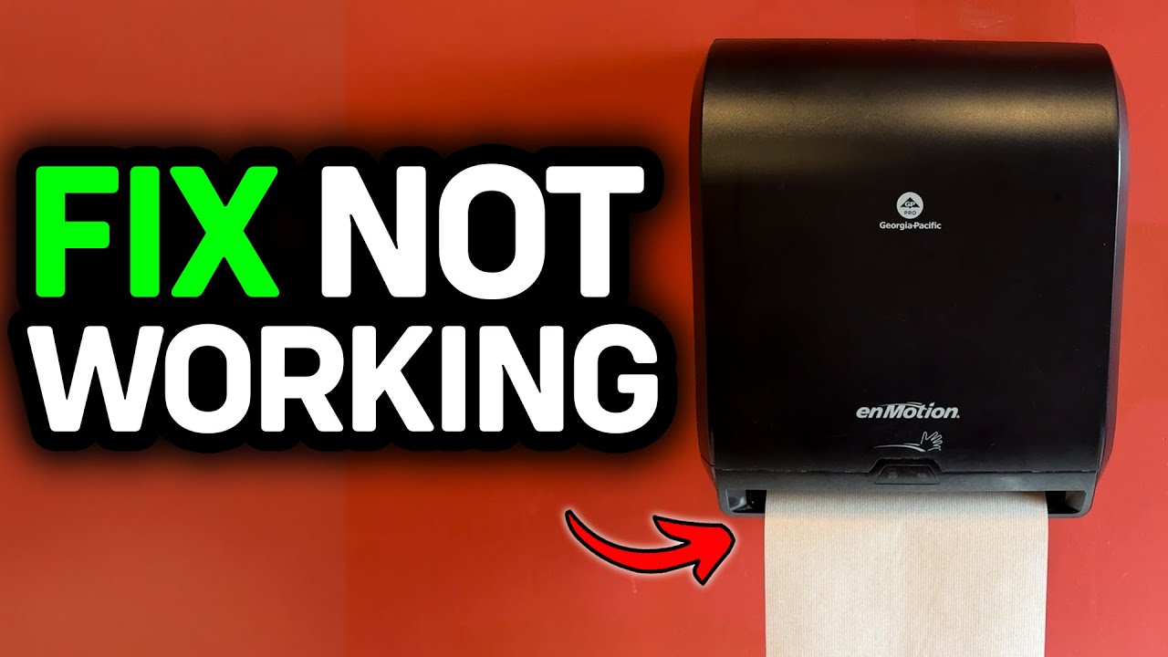 How To Fix Georgia Pacific Paper Towel Dispenser Not Working - YouTube