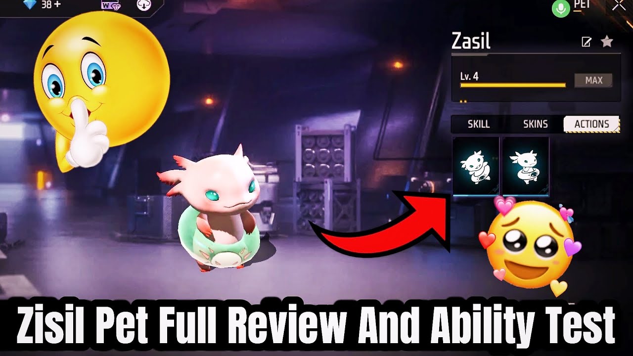 Free Fire Zasil Pet Full Review | Zasil Pet Ability Test | Zasil Pet Ki Ability Kya Hai