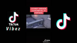 Luckiest Grenade Launcher Kill In Fortnite!