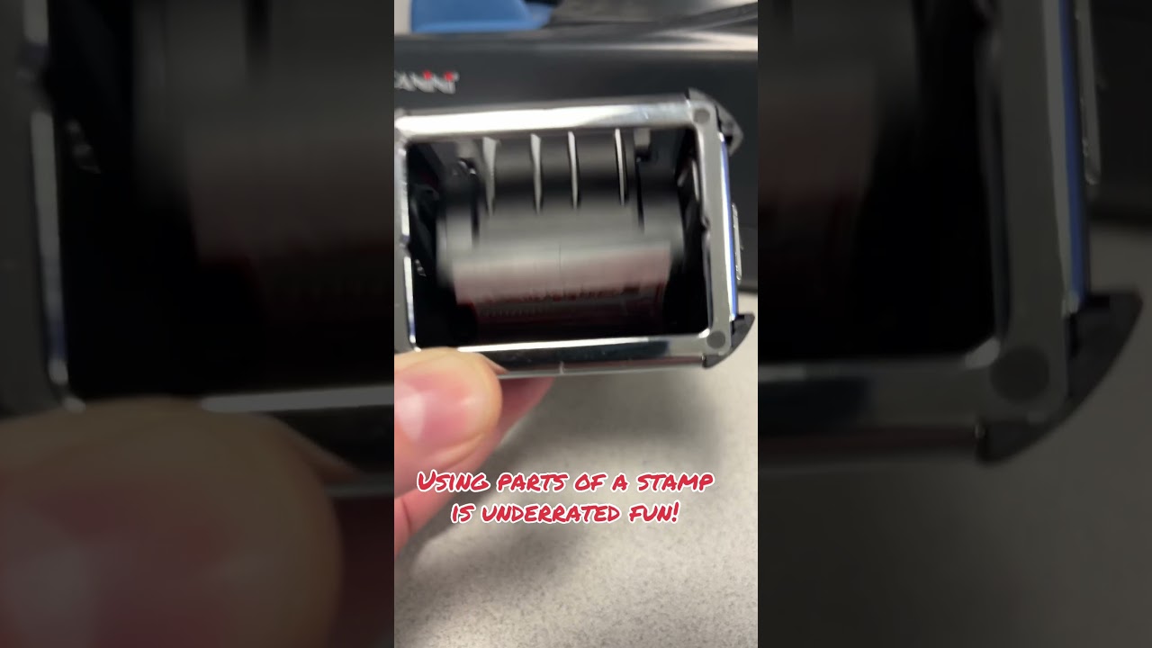 Playing with unused parts of a stamp is so underrated!  