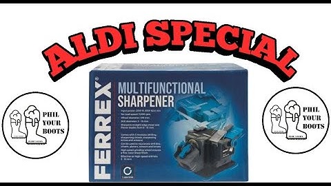 ALDI  SPECIALBUY SHARPENER ... unboxing is it any good?