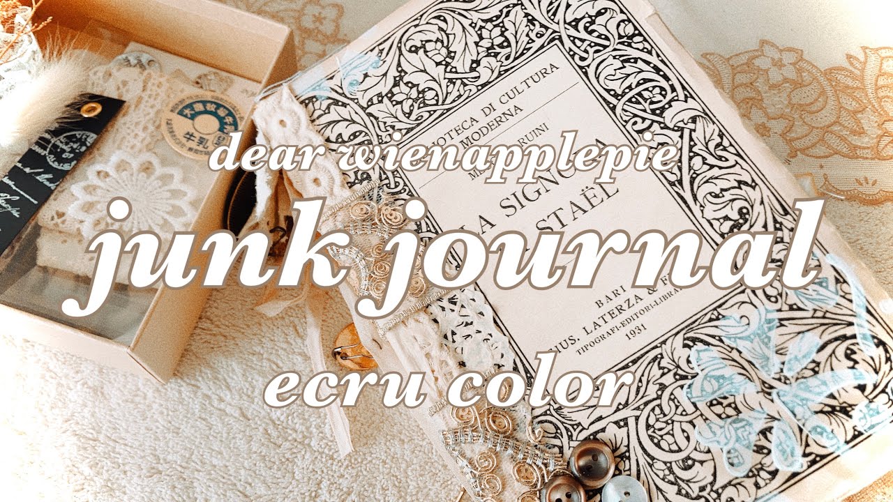 Order】お花とレースのジャンクジャーナル/junk journal/flip