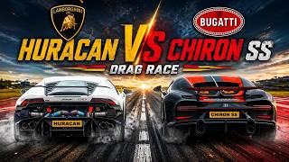 Bugatti Chiron SS vs 1800HP Lamborghini Huracan… SHOCKING RESULT! 😱🔥