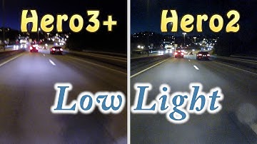GoPro Hero 3+ vs GoPro Hero 2, Low Light Outdoor