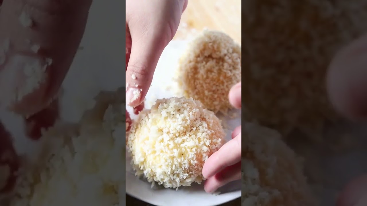 Fried Burrata with Roasted Tomatoes 