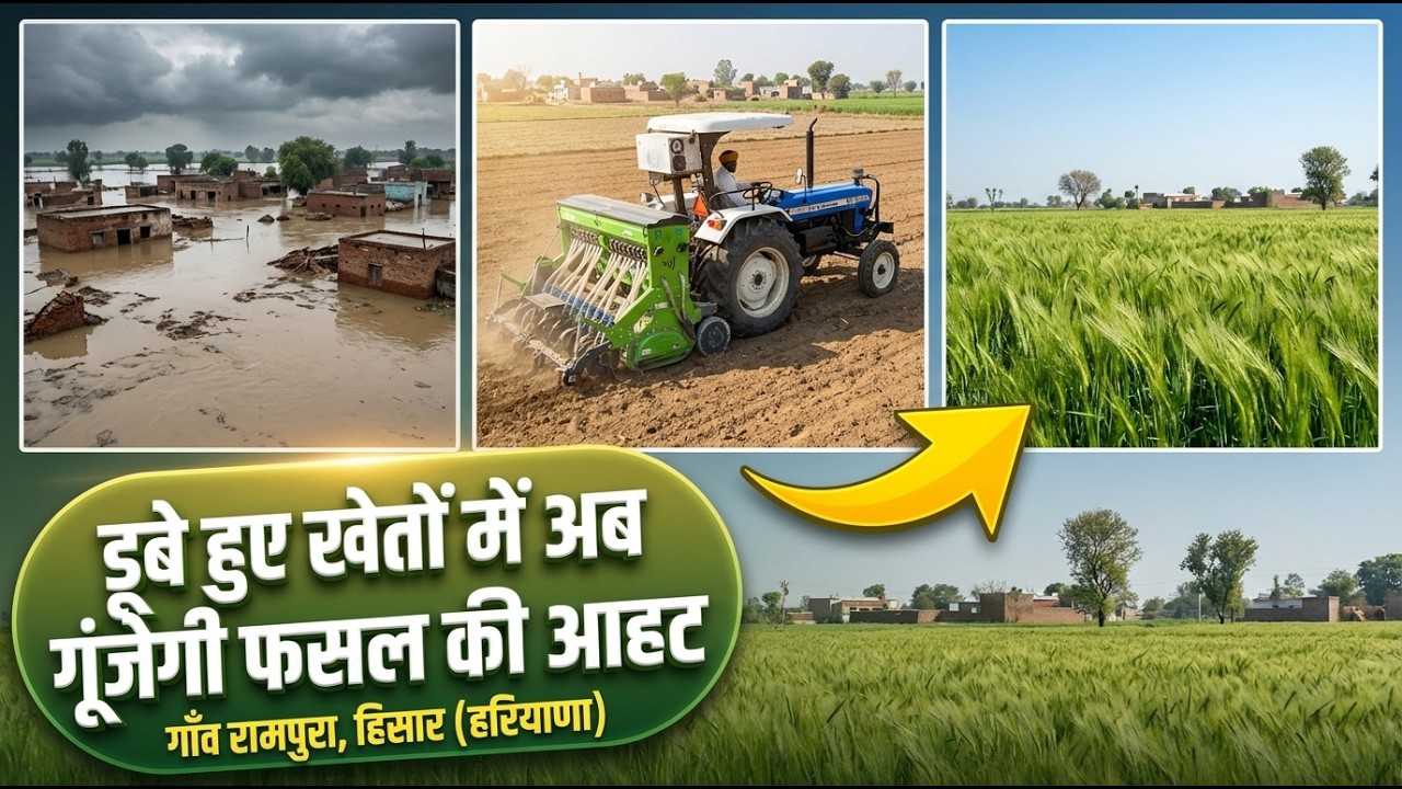 संत रामपाल जी की मदद से गाँव रामपुरा, हिसार (हरियाणा) के खेतों में फिर से शुरू हुई बुवाई || Rampura