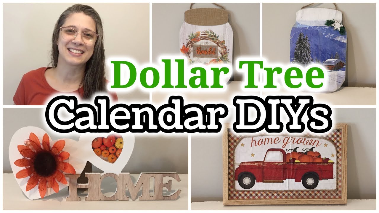 DOLLAR TREE CALENDAR DIYS 2021 DOLLAR TREE FALL FARMHOUSE HOME DECOR