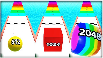 2048 BallRunner - Gameplay Walkthrough - Levels 21-40