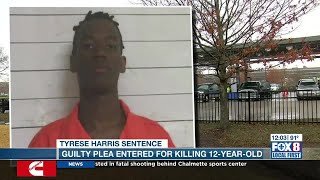 Tyrese Harris enter guilty plea for murder of 12-year-old