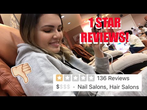 NAIL TECH GOES TO THE WORST REVIEWED NAIL SALON IN HER CITY (shocked!)